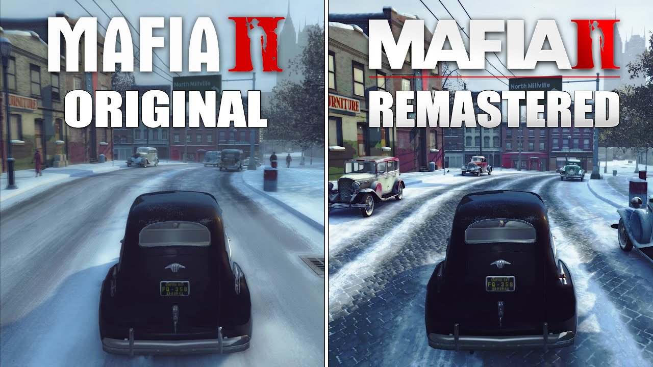 MAFIA Definitive Edition vs MAFIA 2 vs MAFIA 3 - Physics and Details  Comparison 