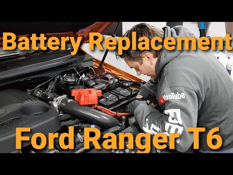 Ford Ranger T6 - How to Replace the Battery 