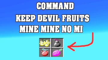 COMMAND KEEP DEVIL FRUIT in Minecraft Mine Mine No Mi
