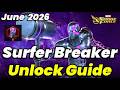 SURFER BREAKER ULTIMATE UNLOCK GUIDE FREE 5 RED STARS SURFER BREAKER ULTIMATE UNLOCK GUIDE FREE 5 RED STARS