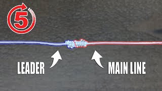 How to tie LINE TO LINE fishing knot! Double Uni | Gale Force Twins