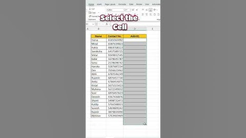 Easy Way to Add Country Codes to Excel Contacts! #exceltips #excelformula #exceleducation