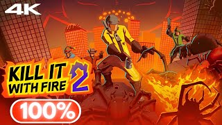 KILL IT WITH FIRE! 2 (COMPLETE) Gameplay Walkthrough No Commentary FULL GAME (4K) | All Cutscenes