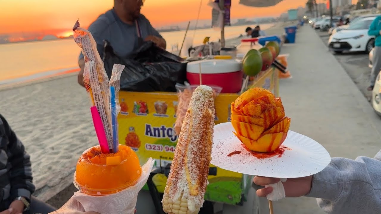Mexican Fruits Stand at Long Beach, CA