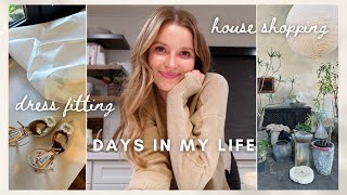 VLOG: my first dress fitting, going to LA, furniture shopping + home updates