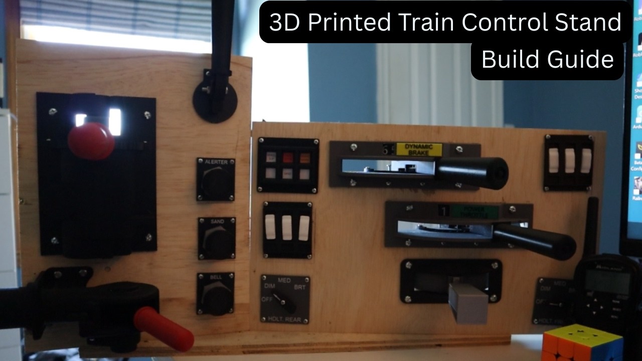 Semi-Scale 3d Printed EMD Control Stand Build Guide - YouTube