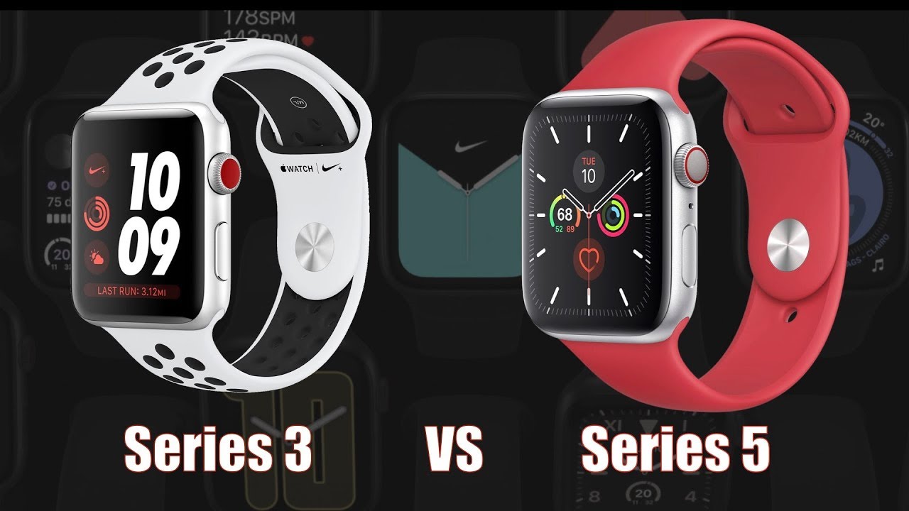 apple watch series 4 and 3 difference