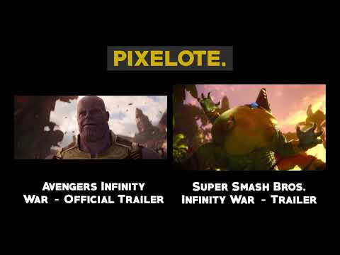 super-smash-bros.-infinity-war---trailers-comparison