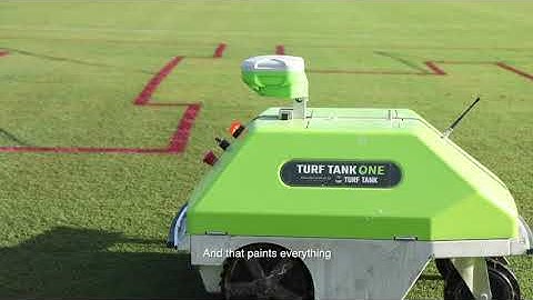 Robotic Sports Field Marker | Alexander City with the popular Turf Tank Robot