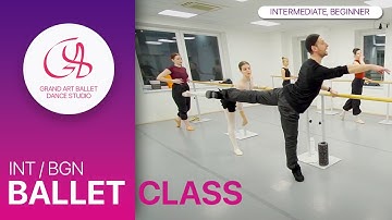 Ballet class for Intermediate lv. #ballet #balletclass