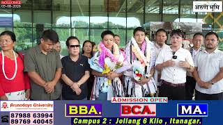 Takam Welfare Society Welcomes Wushu Silver Medallist Takam Jyoti