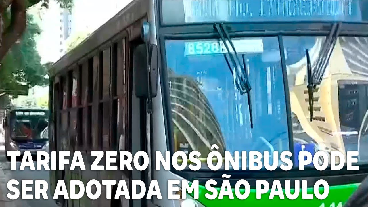 Tarifa zero nos ônibus de SP deve ser adotada aos domingos ou à noite