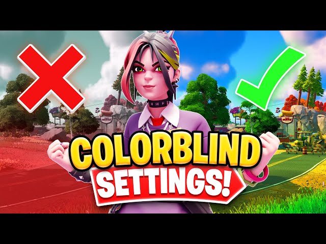 The best colorblind settings for Fortnite - Dot Esports