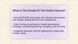 Famous What Is The Climate Of The Fertile Crescent? - Archaeology Quest Wealth