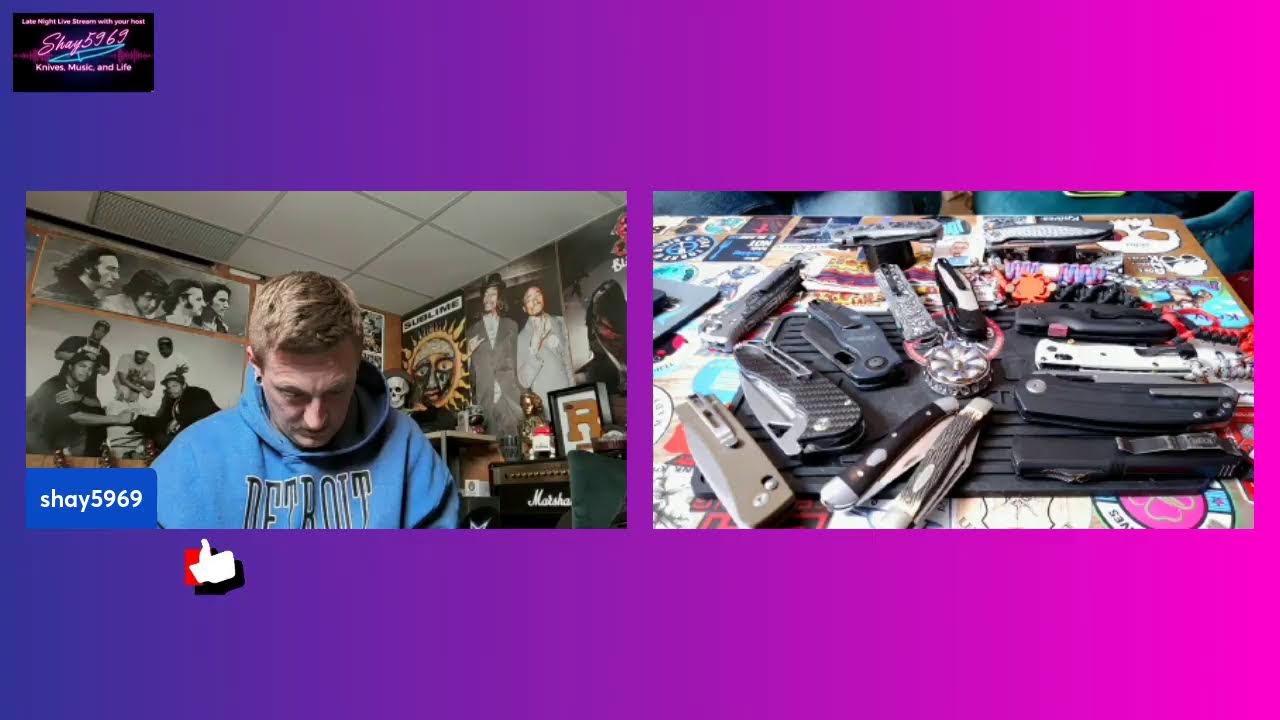 The Late Night Edge with Shay ep17. Come talk Knives, life, and everything in between!!