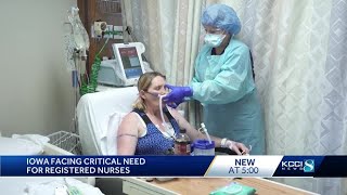 'We are in a critical stage': The nurse shortage is real for Iowa hospitals