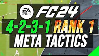 FC 24 - 4231 Rank 1 META Custom Tactics &amp; Instructions [Post Patch Including Playerstyles Updates]