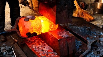 Inside the factory The Heat of Forging — Bearing Ring Production You Must Watch #forging #blacksmith