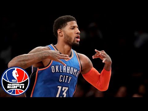 Paul George drops 25 in 4th quarter, Thunder rally to stun Nets | NBA Highlights