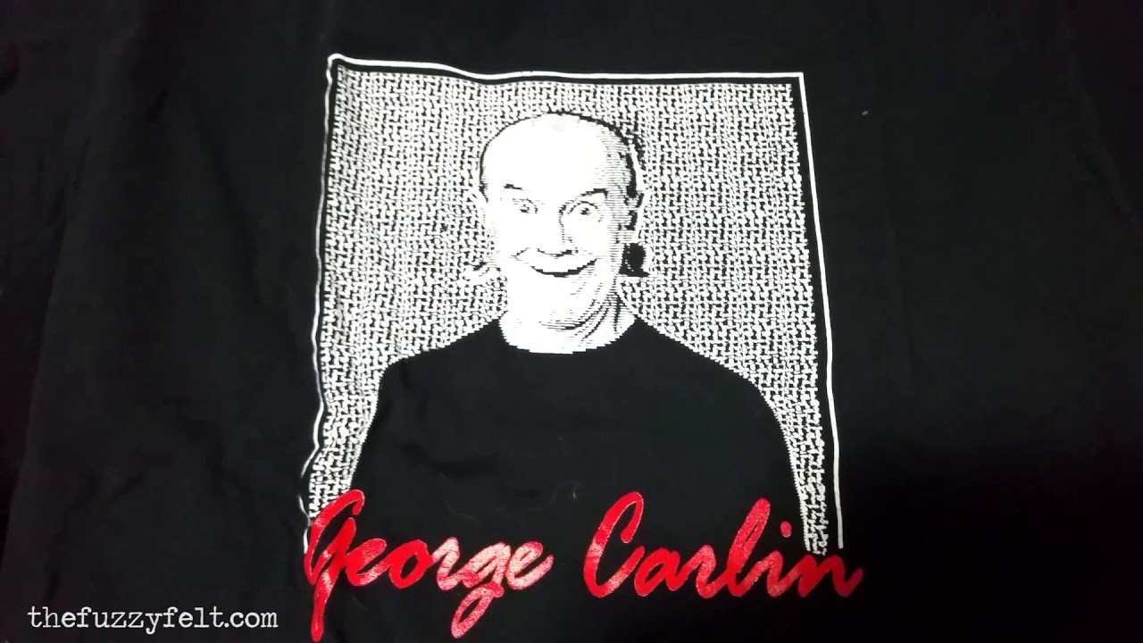 The Fuzzy Felt Vintage Clothes #1 Pendleton & Beacon Blankets, George Carlin, Single Stitch T-Shirt