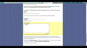 Student Series: How to Withdraw from a Class