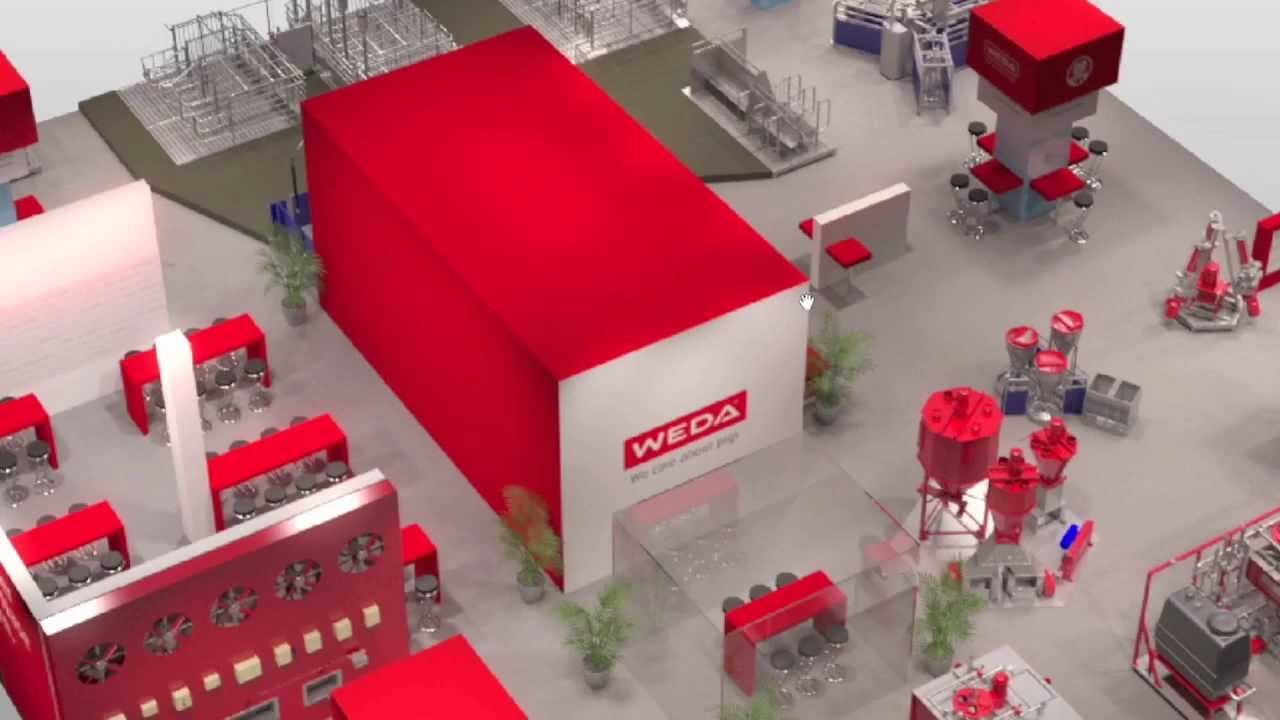 Messekonzept / 3D-Visualisierung - Weda