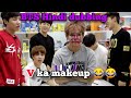 BTS funny 😂 Hindi dubbing video💜 | part - 1 | v ka makeup | funny Hindi 💜comedy video |