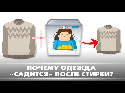 Почему одежда «садится» после стирки? [Plushkin]