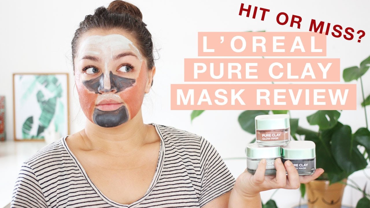 L'ORÉAL PURE CLAY MASK REVIEW & | HIT OR MISS? LeChelle Taylor - YouTube