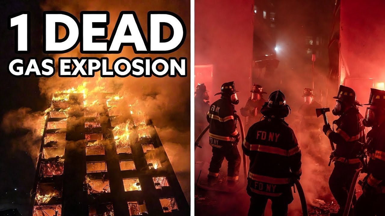 BREAKING: Deadly Gas Explosion & Fire Kills 1 at Bronx High-Rise | 230 Firefighters Respond