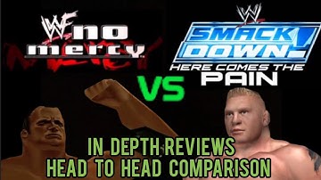 WWF No Mercy vs WWE Smackdown! Here Comes the Pain-AKI Comparisons