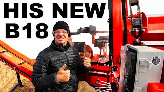 TESTING NEW B18 BLOCKBUSTER FIREWOOD PROCESSOR