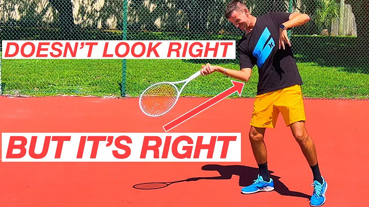 Why Most Pro Tennis Players Use T-REX (bent arm) Technique on Some Strokes 🦖