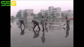 How to build a silicon PU basketball court?  - SSGsportsurface screenshot 5