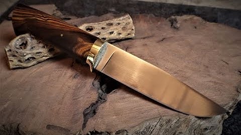 Making a hidden tang knife - knife making