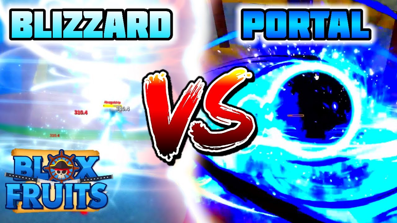 INTENSE!!) Blizzard Vs Portal - Blox Fruits 