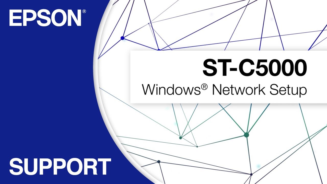 WorkForce Pro ST-C5000 | Windows Network Setup - YouTube