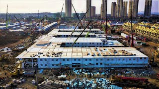 Official Timelapse of China&#39;s Coronavirus Hospital Built in 7 Days