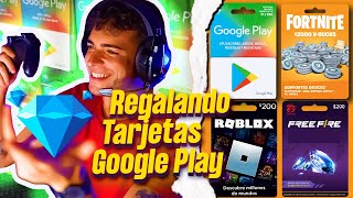 🎁 REGALANDO TARJETAS DE GOOGLE PLAY 🔴 HOY EN VIVO 🔴TARJETAS DE GOOGLE PLAY GRATIS 🎁 CÓDIGOS GRATIS
