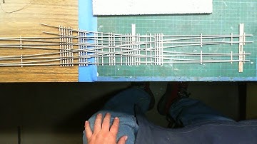 Ho Double Crossover with turnout