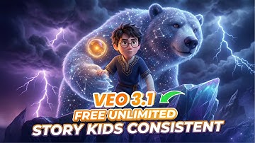 Full Course - How to Create 3D Animation Story AI For Kids Consistent Character with Veo 3.1 Free
