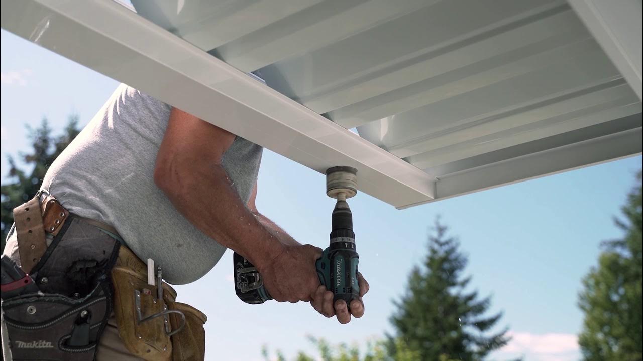 Patio Cover Installation YouTube