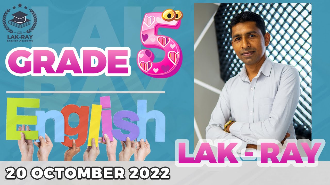ශිෂ්‍යත්වයට ඉංග්‍රීසි | English for grade 5 | Grade 5 Scholarship ...