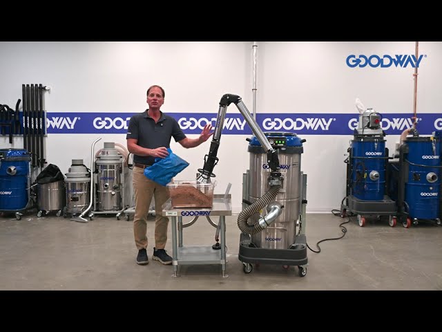 Goodway® | How the Point of Source Extraction Arm Handles Cocoa  Dust
