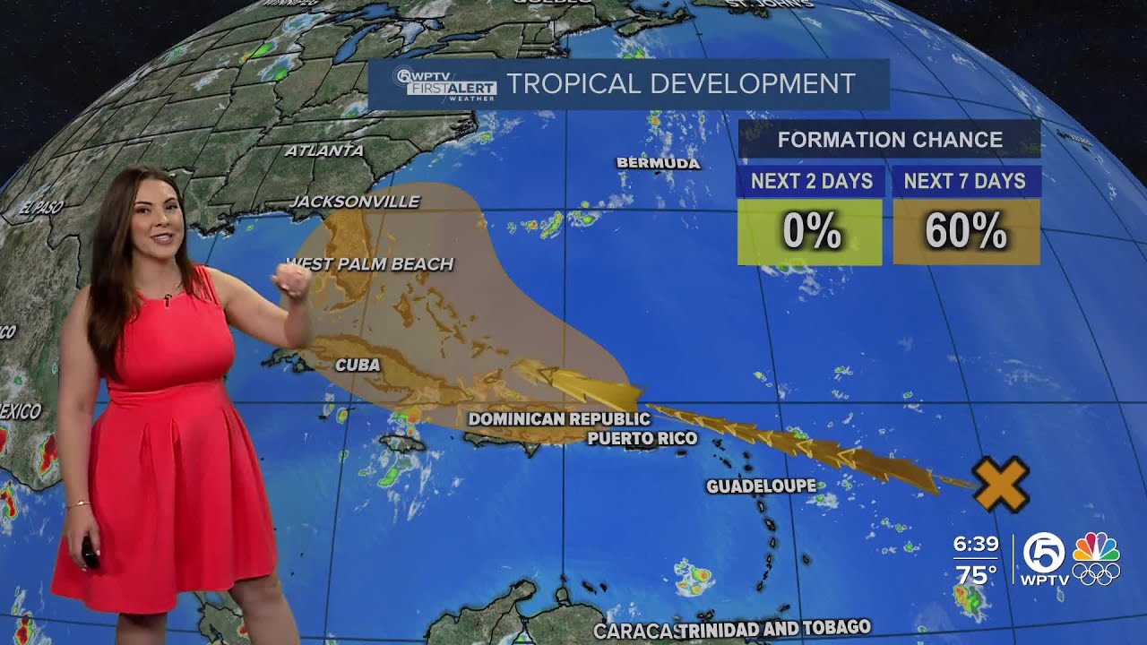 WPTV First Alert Weather tropical forecast, morning of July 30, 2024 ...