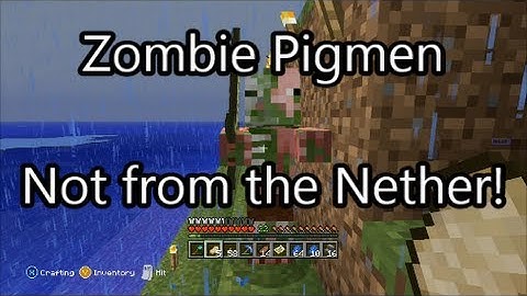 Minecraft Xbox 360 - Zombie Pigmen Not from the Nether!