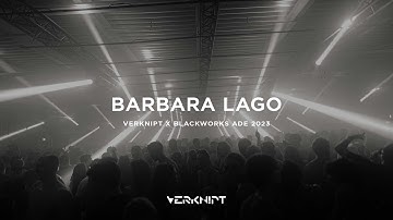 Barbara Lago | Opening Set @ Verknipt x Blackworks ADE 2023 | Saturday