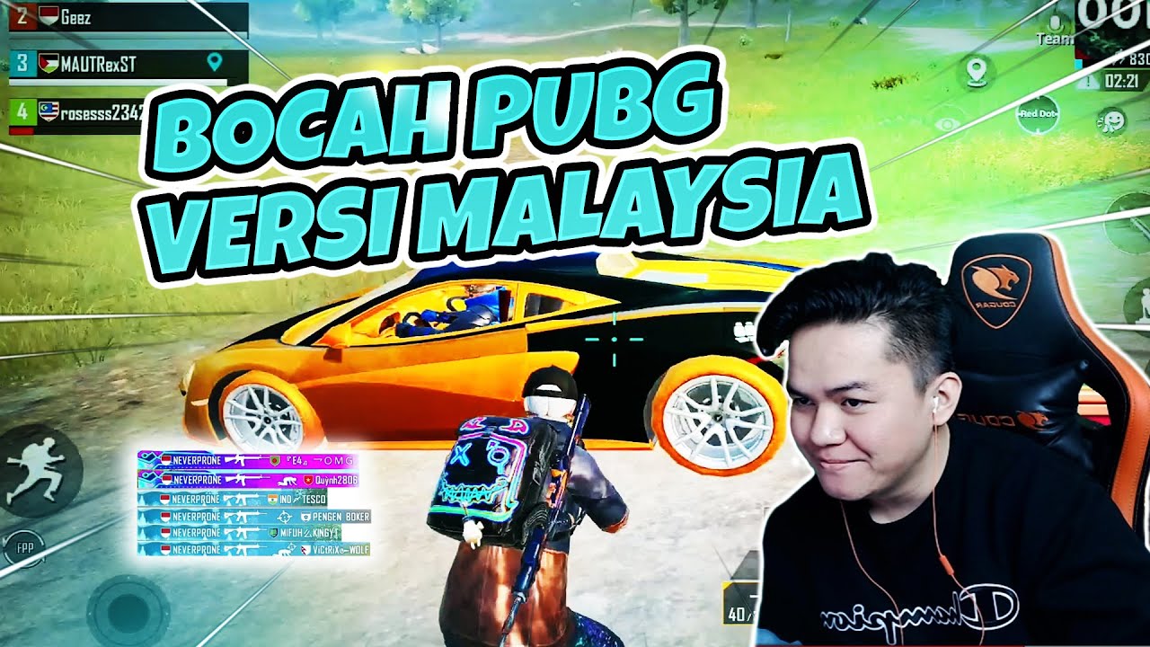 BOCIL MALAYSIA MENGGEMASKAN Yakis PUBGM Gameplay YouTube