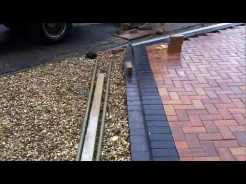 Block Paving A Driveway In Taunton, Somerset
