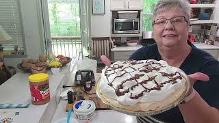 Peanut Butter Pie, no-bake, the easiest to make, most delicious pie to eat
